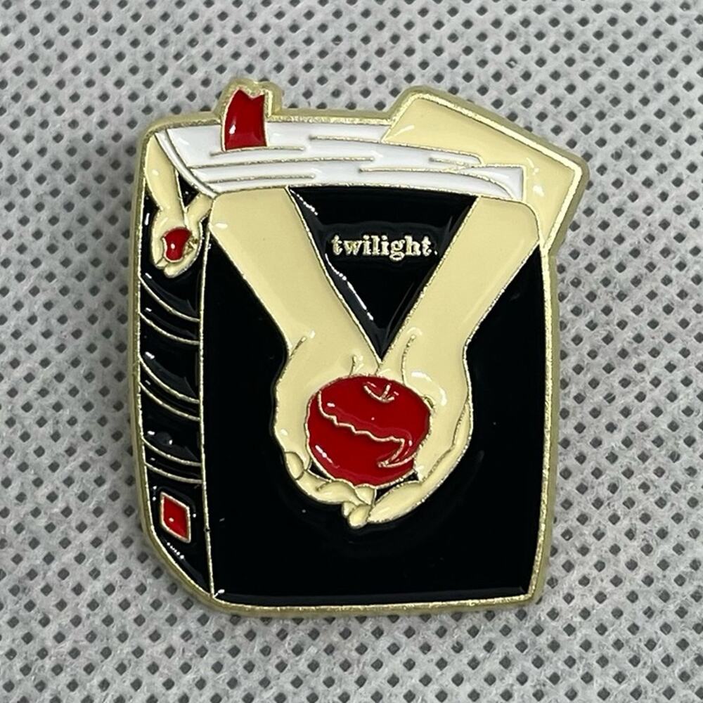 Twilight Saga Metal Enamel Book Series Pin